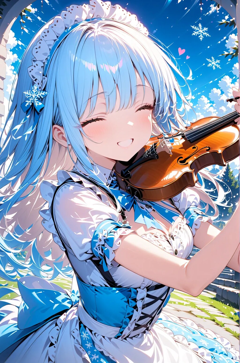 バイオリンをひく🎻スーパーメイド