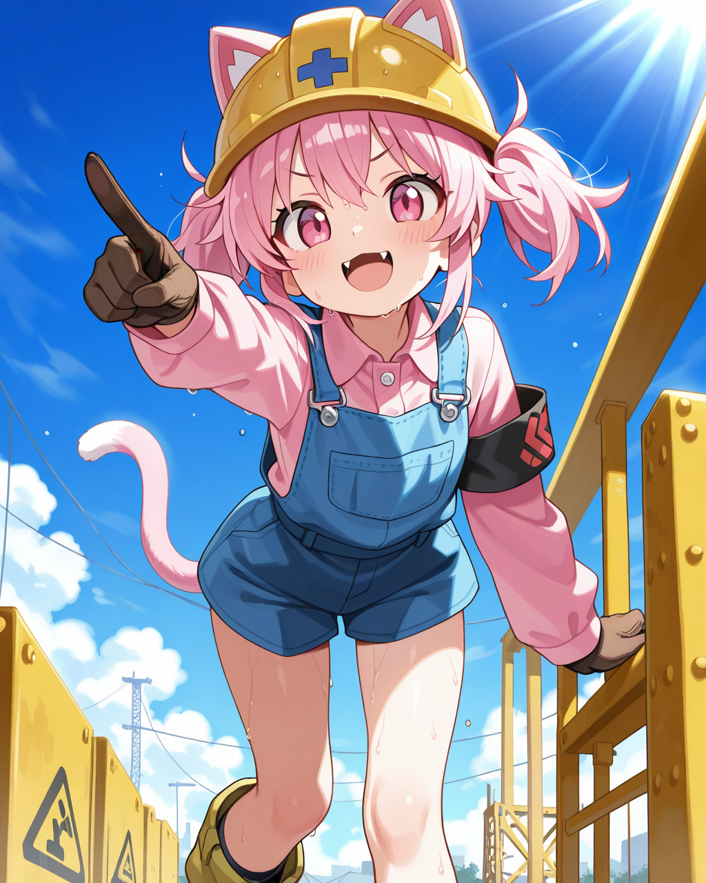 現場ねこの汗！！