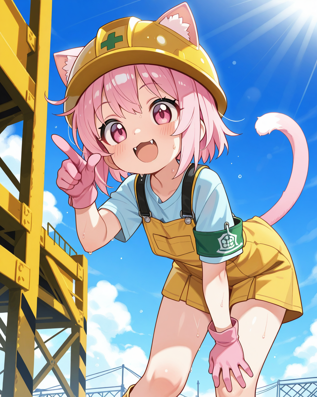 現場ねこの汗！！