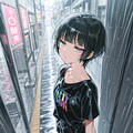 雨の日の女の子 2025　その２３ 2枚目