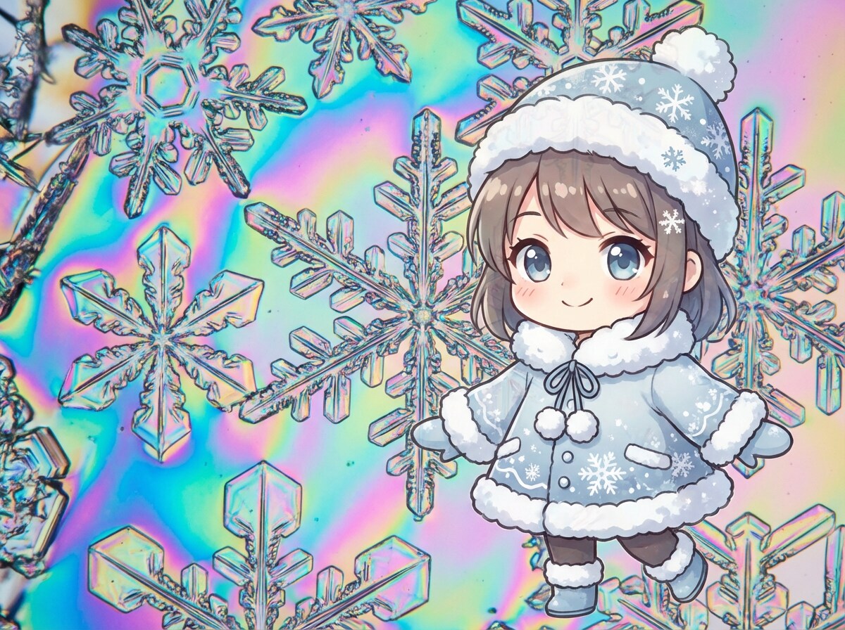 偏光雪の結晶ちゃん | の人気AIイラスト・グラビア