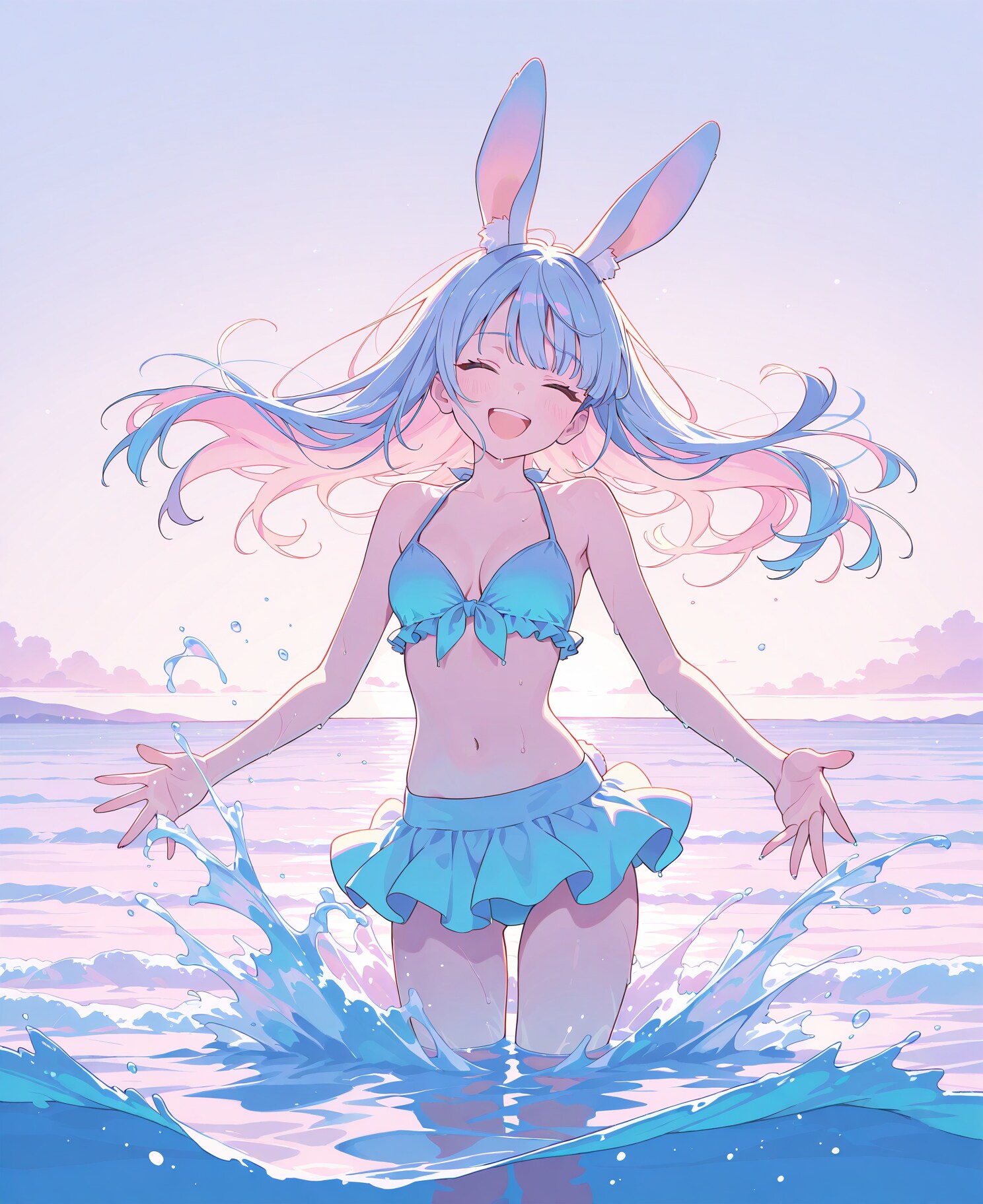 海で遊ぼう🐇🐇