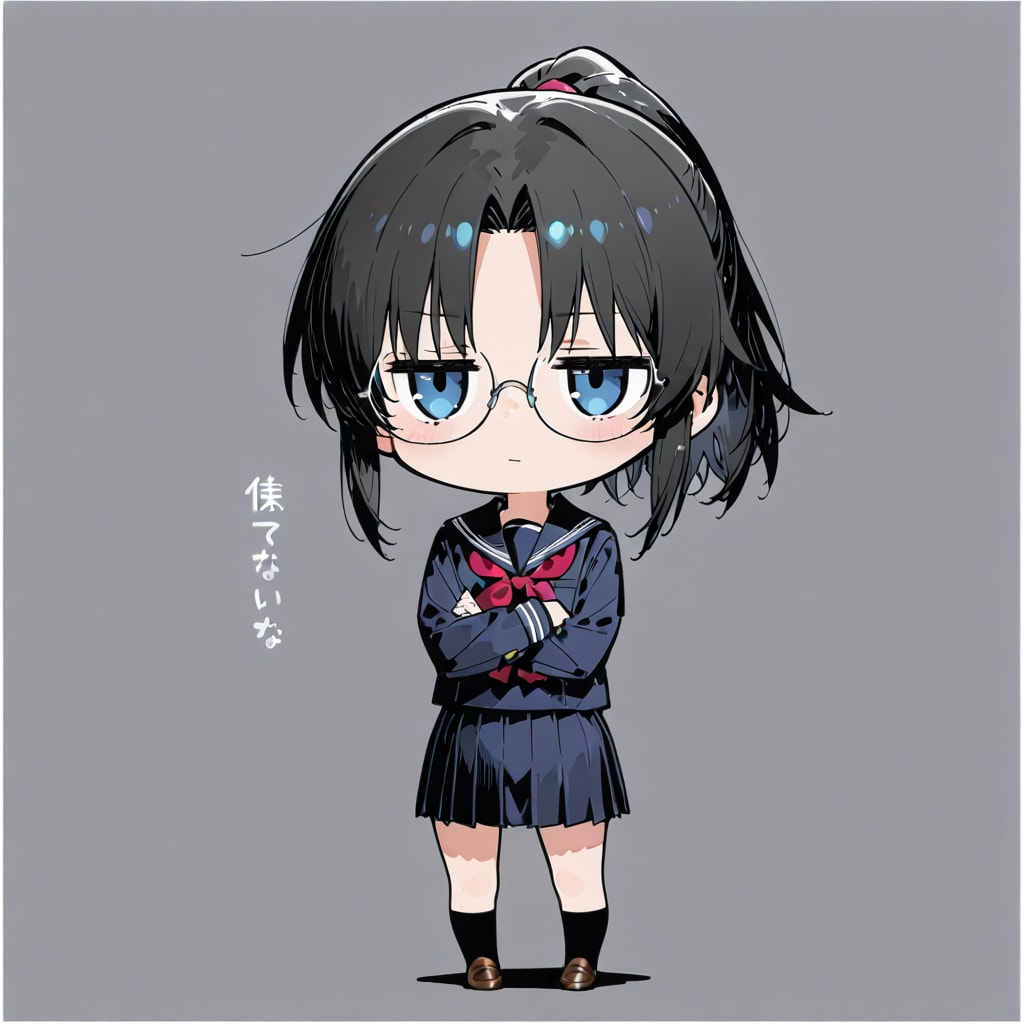 デフォルメジト目楓ちゃん