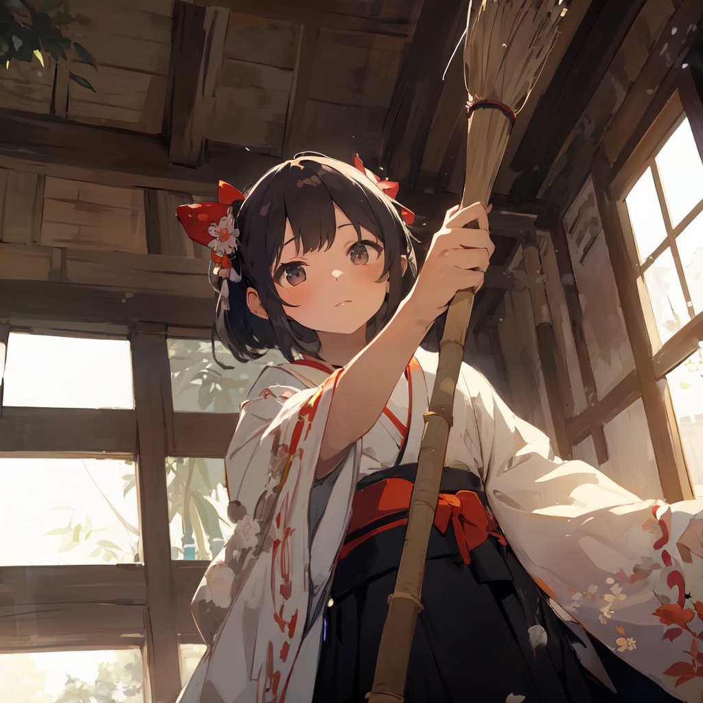 今日は煤払い | の人気AIイラスト・グラビア