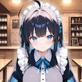 黒髪メイド 2枚目