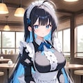 黒髪メイド 4枚目