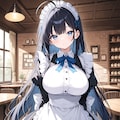 黒髪メイド 6枚目
