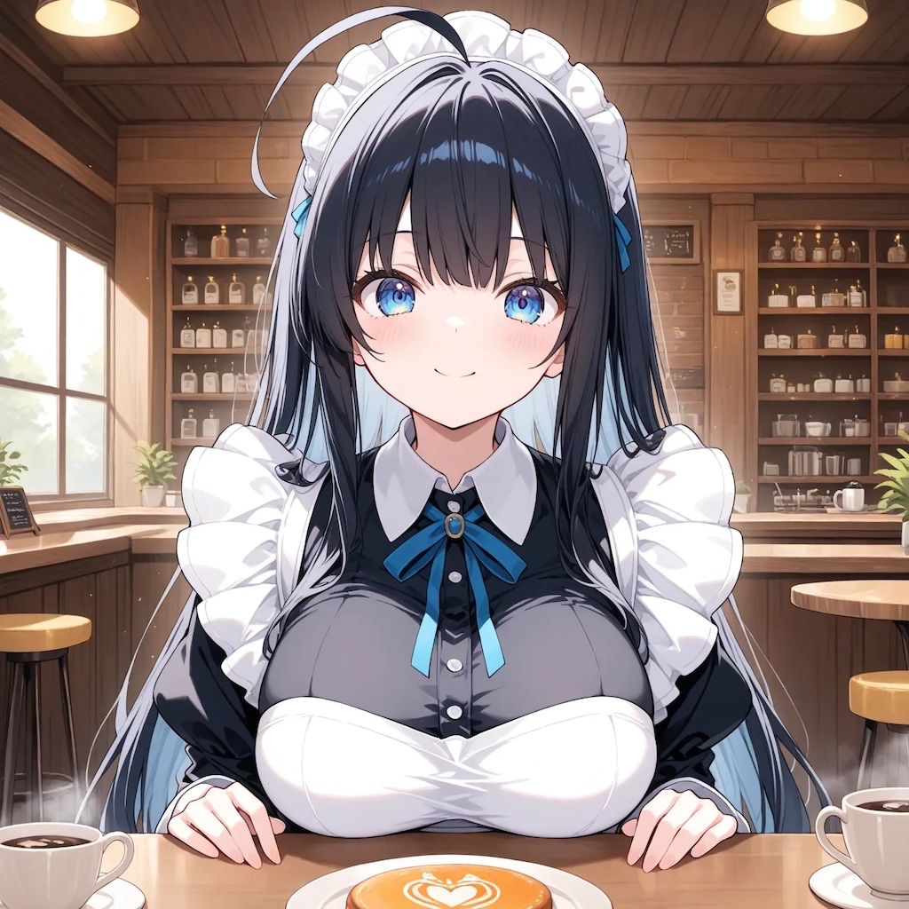 黒髪メイド