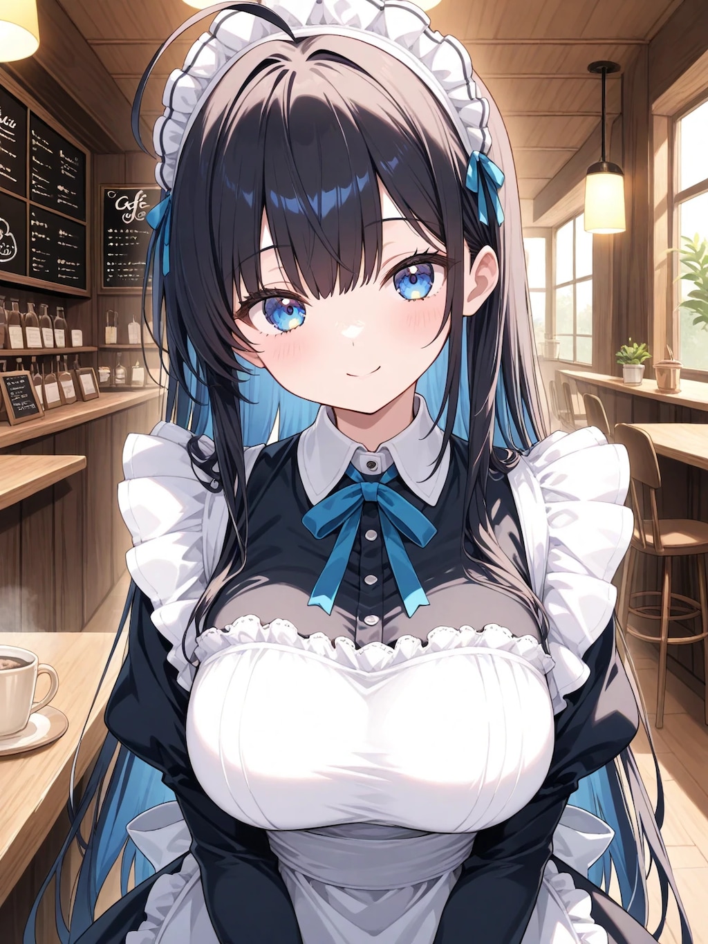 黒髪メイド