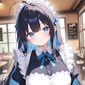 黒髪メイド 3枚目