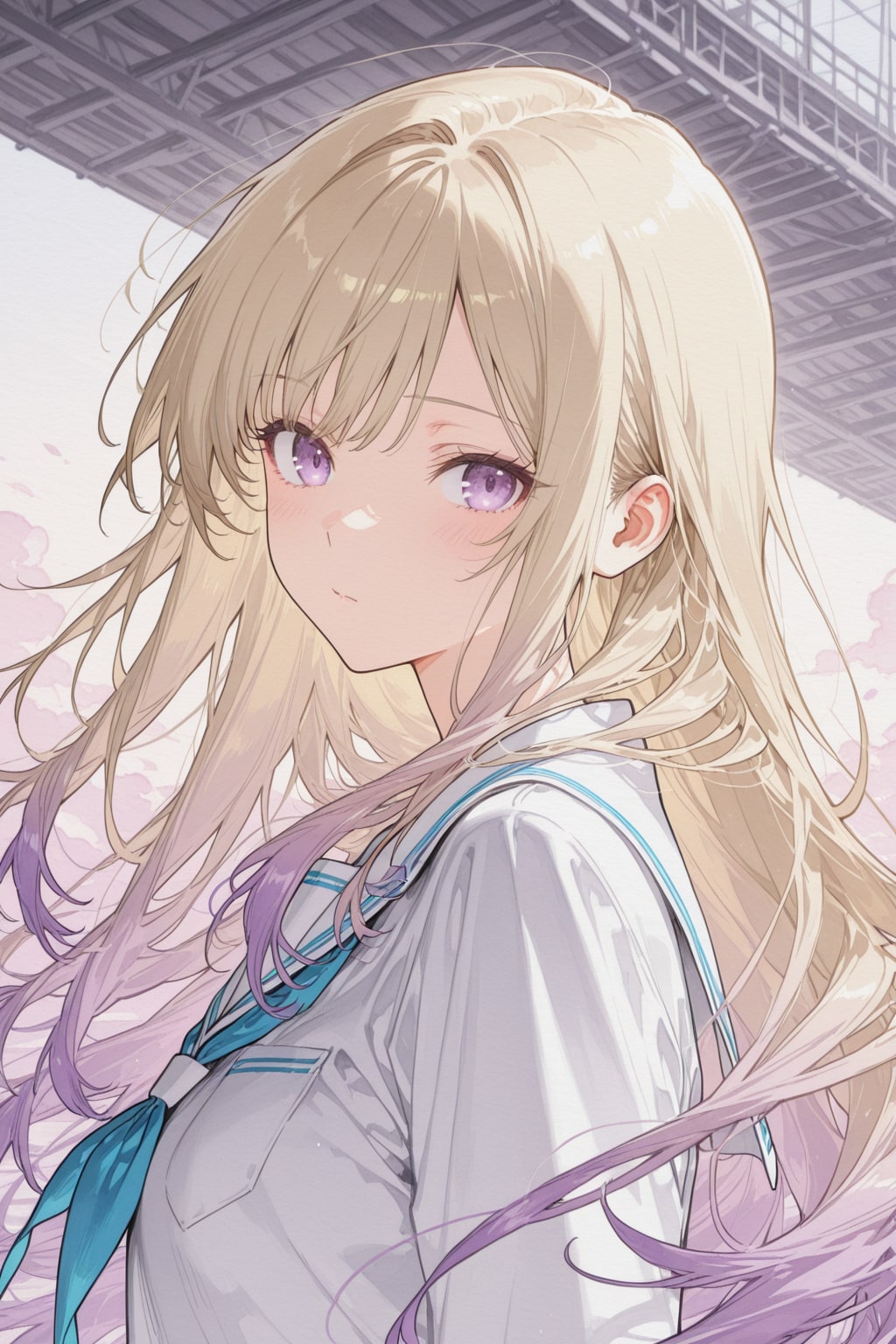 橋の下で | の人気AIイラスト・グラビア