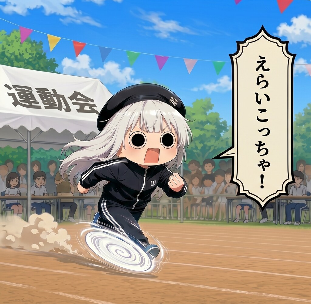 リレーを繋ぐえらいこっちゃ嬢
