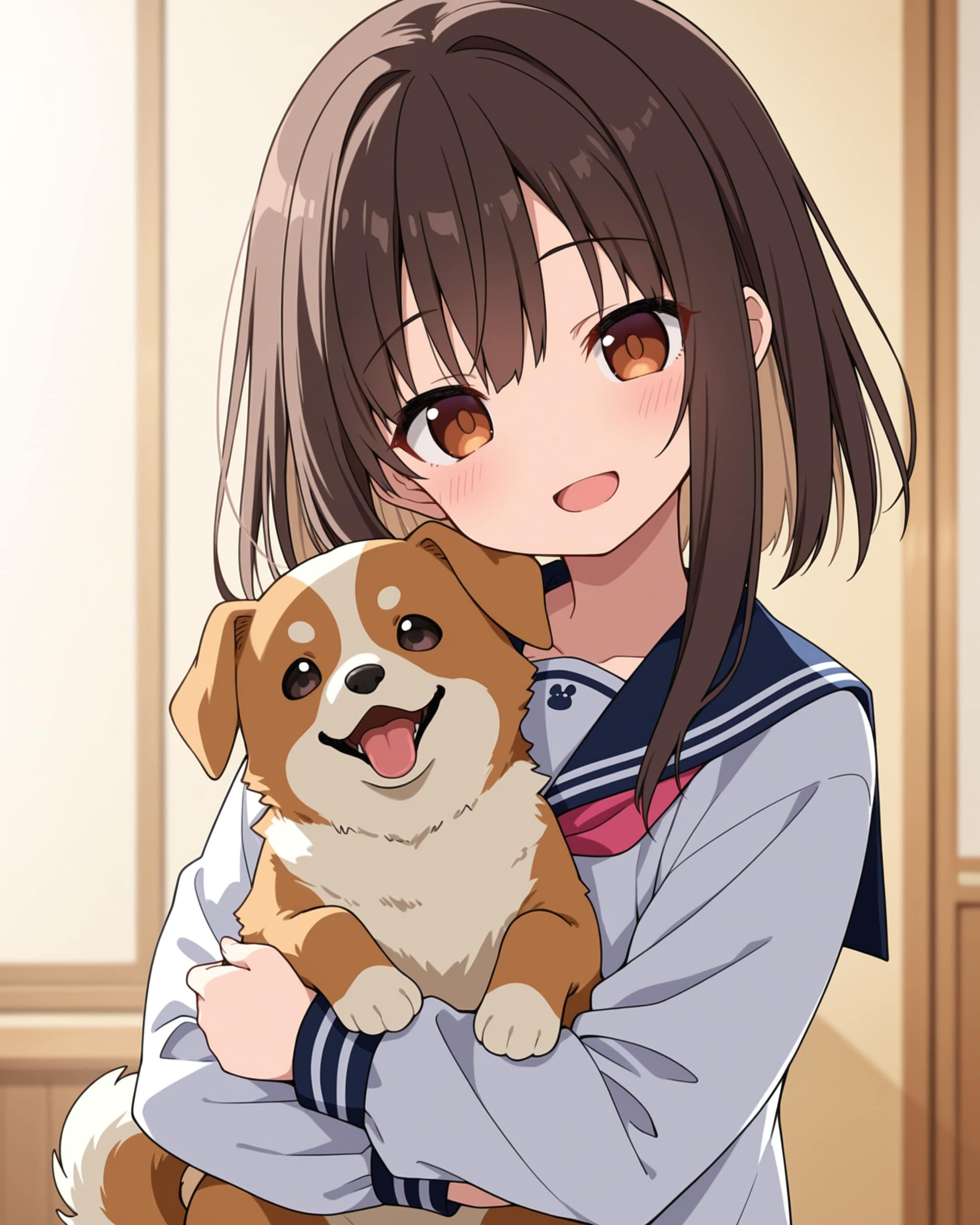 わんちゃんだっこ