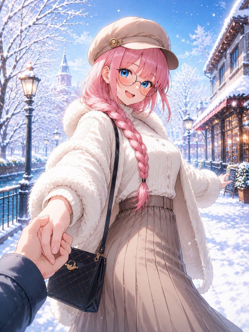 旦那さんとのデートにはしゃぐ小桃乃さん(∩´∀`∩)💕