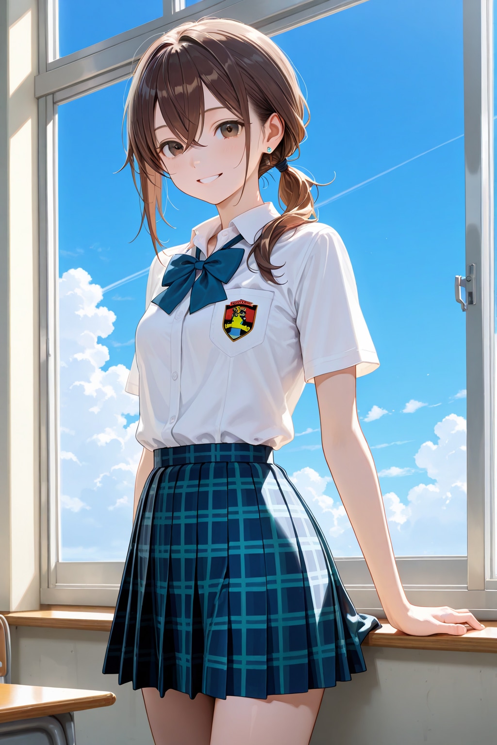 歩美 Summer School Uniform (1)