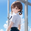 歩美 Summer School Uniform (1) 2枚目