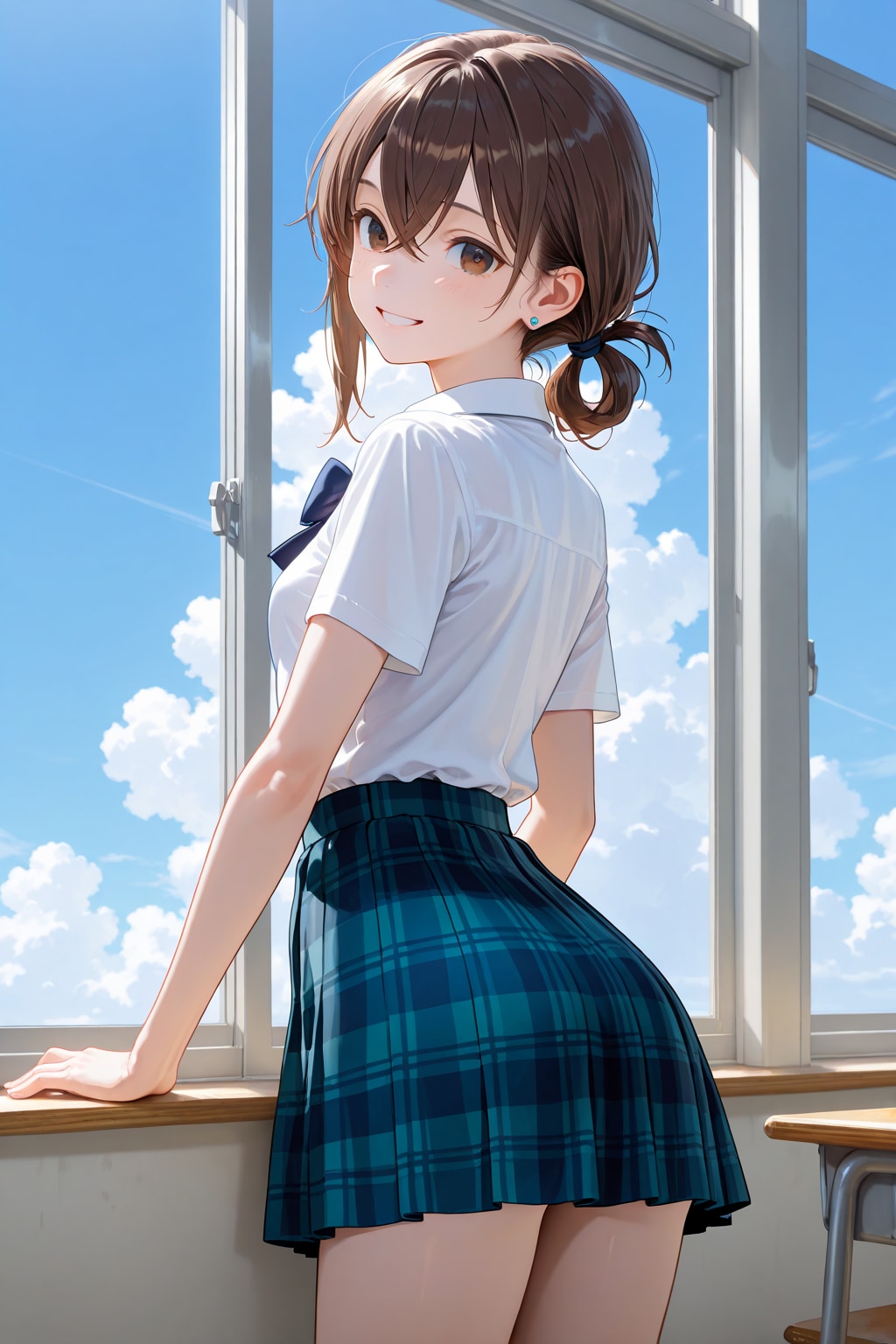 歩美 Summer School Uniform (1)