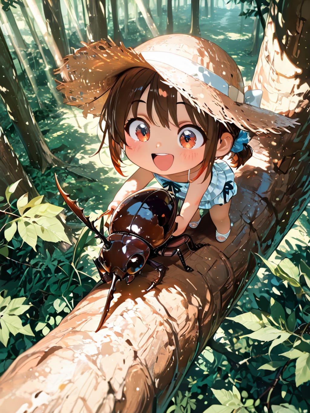 カブトムシ取り