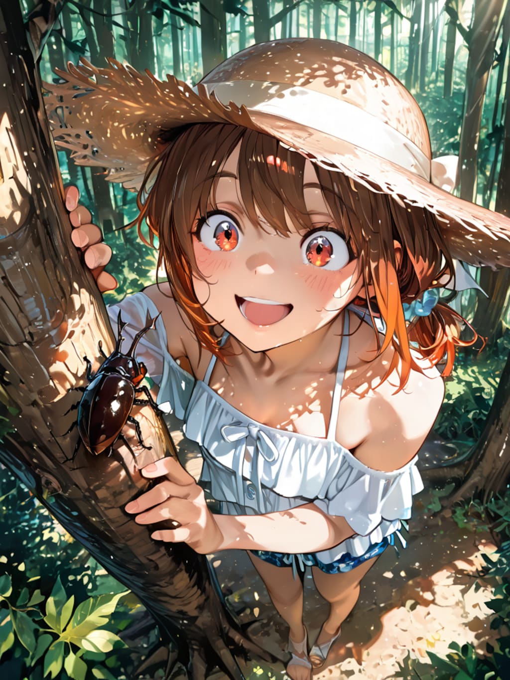 カブトムシ取り
