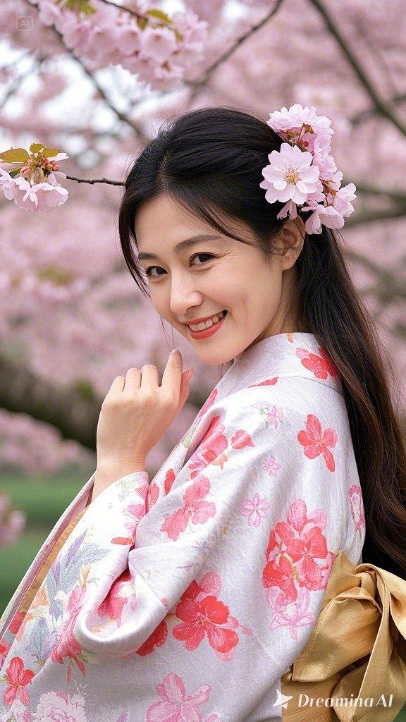 世の中に　たえて桜の　なかりせば　春の心は　のどけからまし