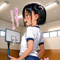 ロリビッチちゃんにブルマを履かせてみた・・・髪型が安定しないけど、ブルマの質感はいいなぁｗ 3枚目