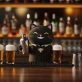 摩訶不思議食堂の黒猫Bar席 4枚目