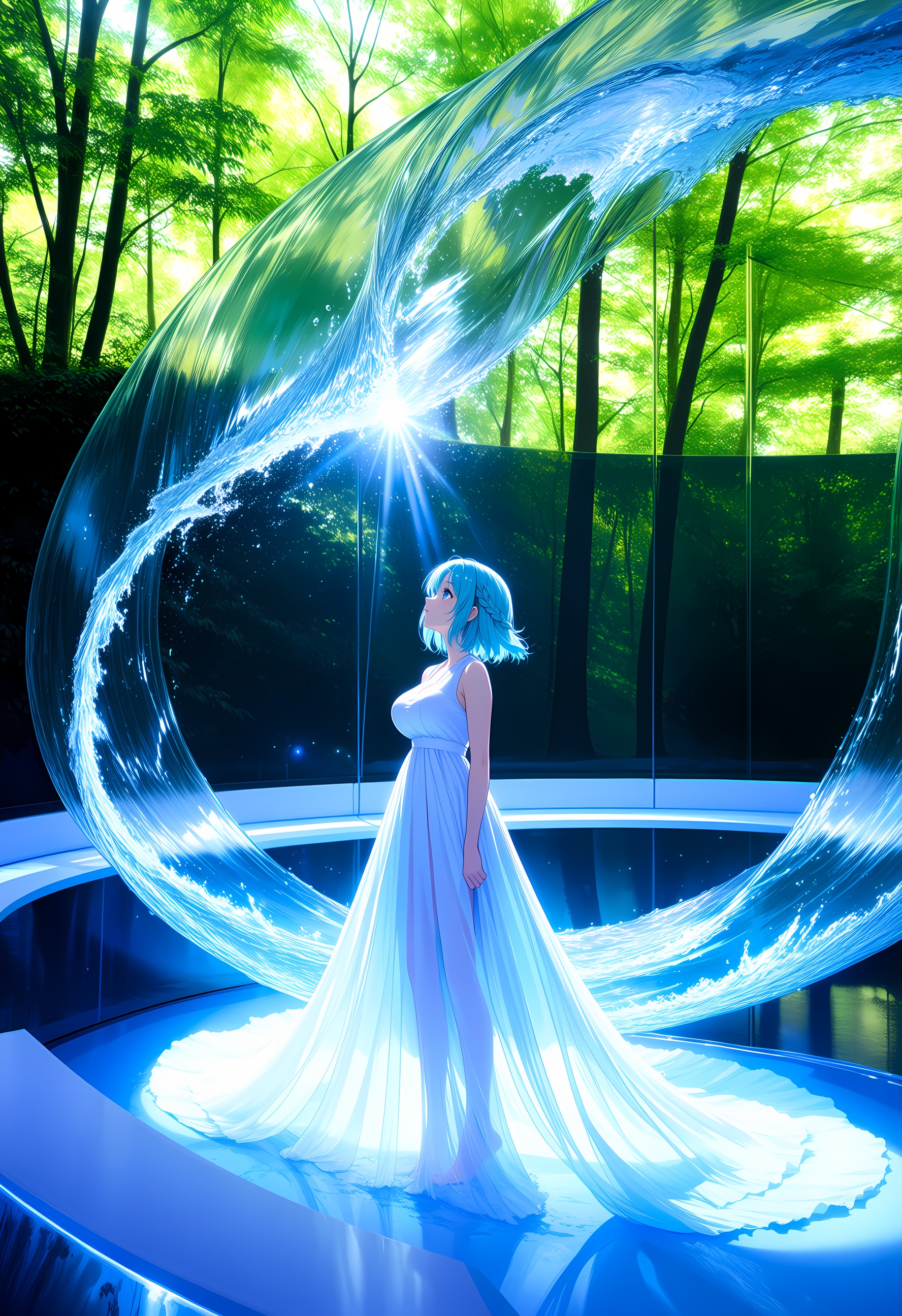 森と水の美術館 | の人気AIイラスト・グラビア
