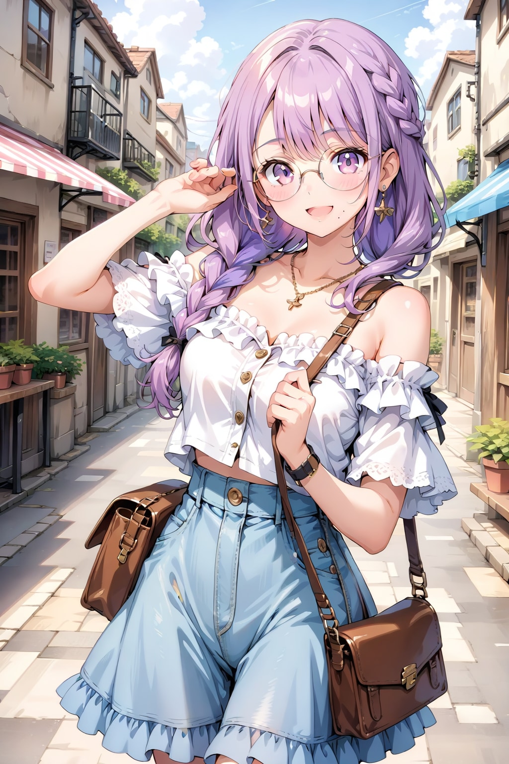三つ編みお姉さん