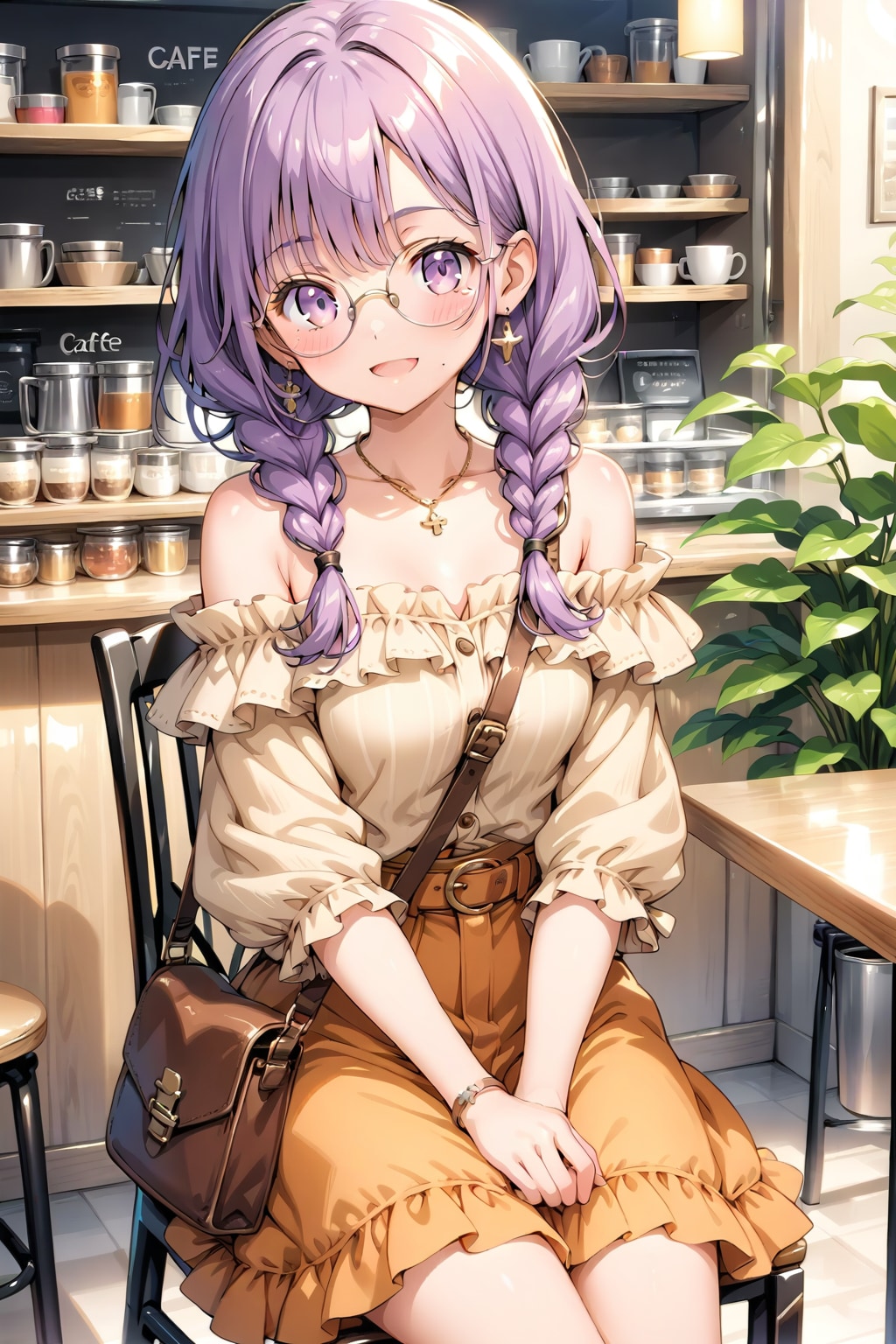 三つ編みお姉さん