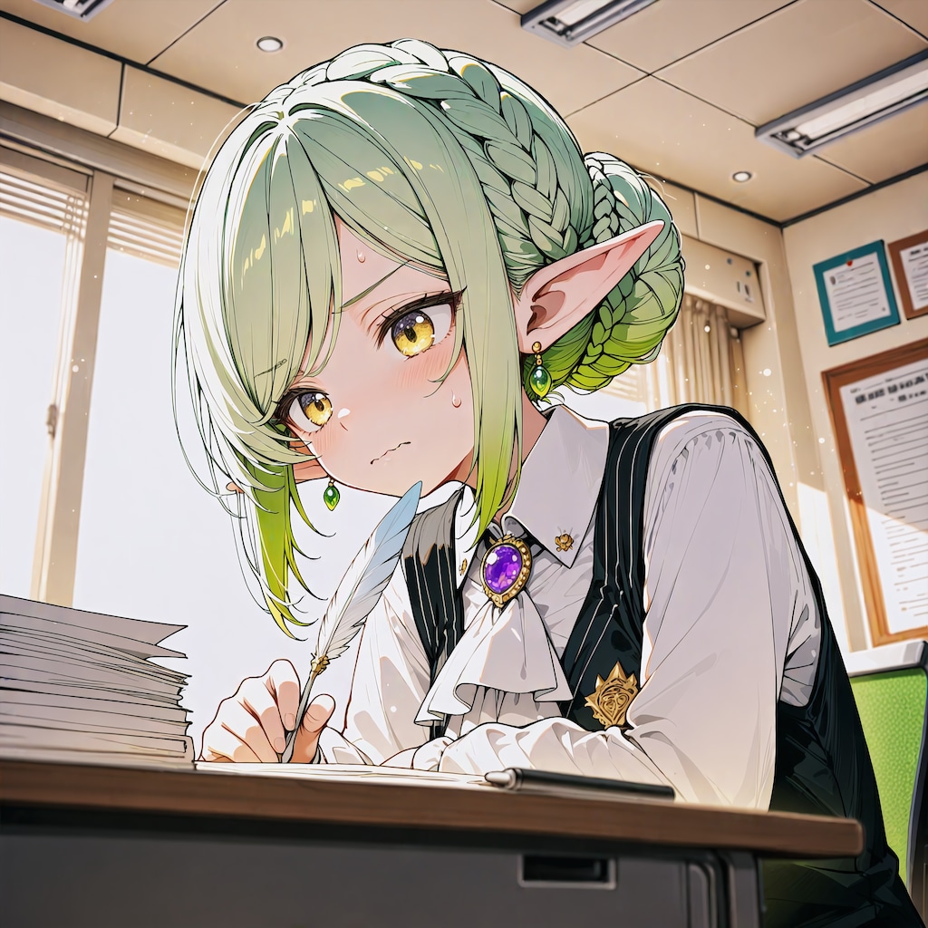 書類仕事の魔法とかないんですかね～…