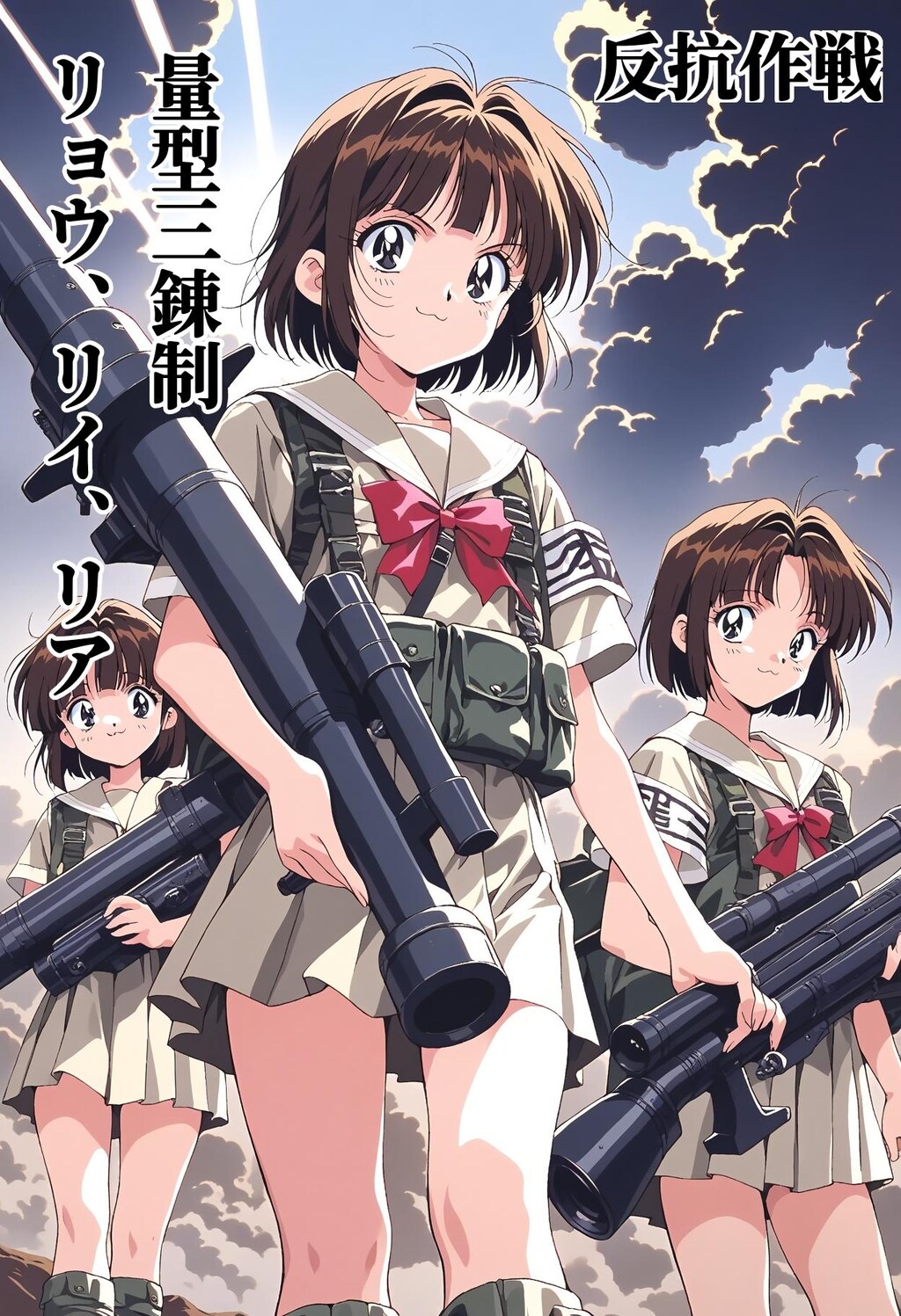 小説『量型三錬制/リョウ、リイ、リア』【ニャンノ世界】