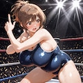 スク水プロレス 3枚目