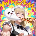 筋力極振りしちゃった系おピッツァメイドちゃん💪🍕 10枚目