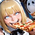 筋力極振りしちゃった系おピッツァメイドちゃん💪🍕 7枚目