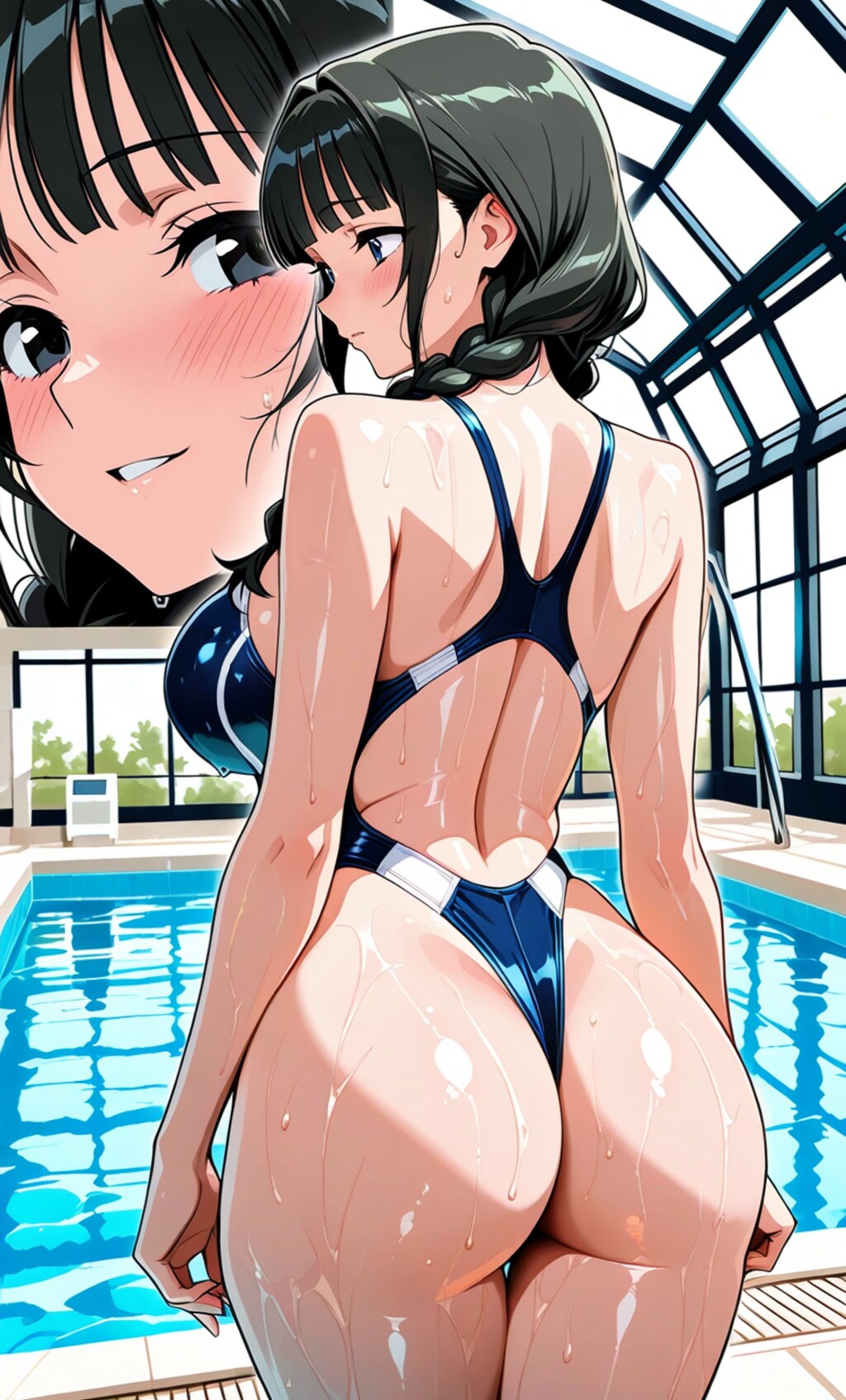 2011年に降臨した競泳水着の天使💕それが💕なこち（押〇菜子）😍