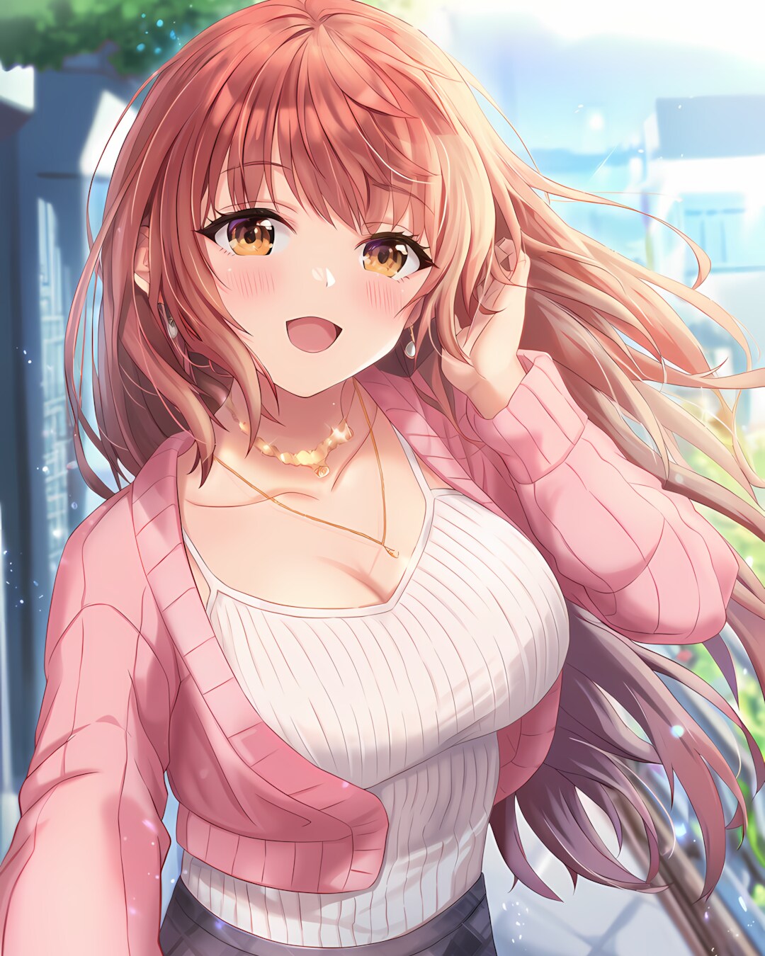 ☕️ぽかぽか春待ちデート🌸パステルピンクであざと可愛く💕