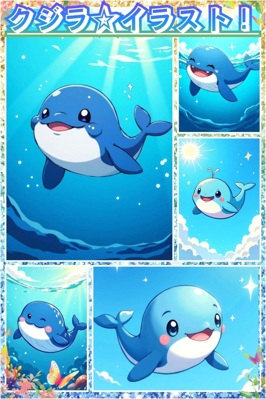 クジラ　イラスト