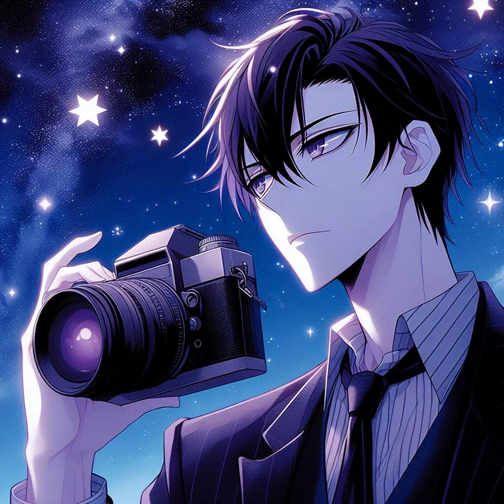 カメラと黒髪短髪男性★その2(12枚)
