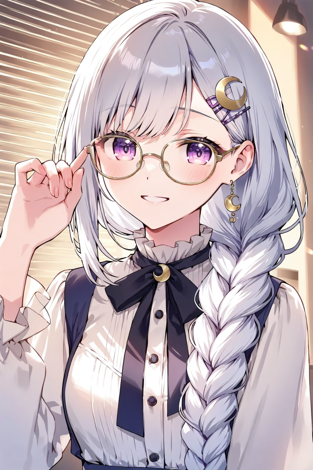 ルナリス、太くて長い三つ編みver.(試行錯誤中)