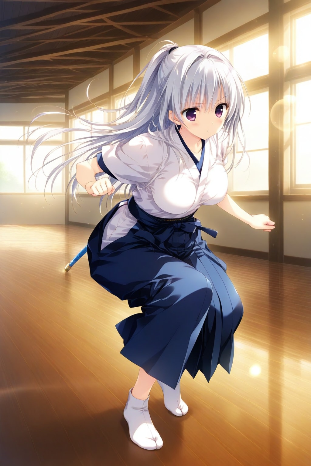 武道体験中《試作》 | の人気AIイラスト・グラビア