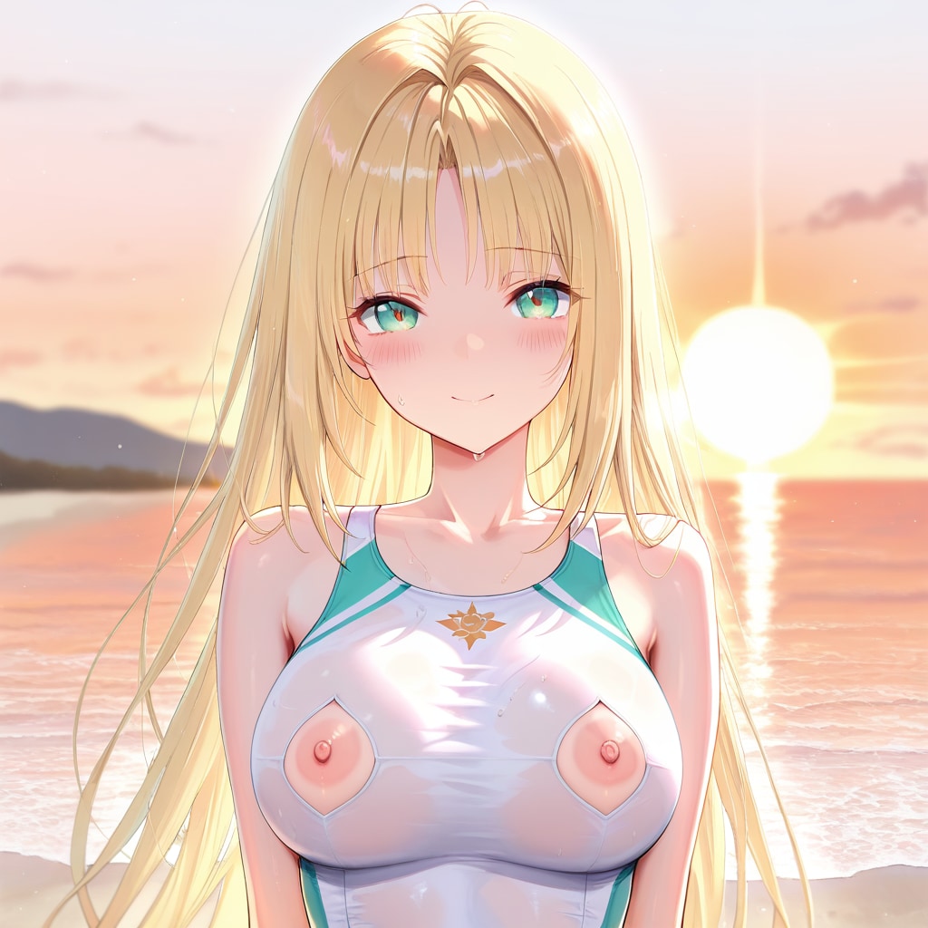 ねえ、この水着……似合ってる？