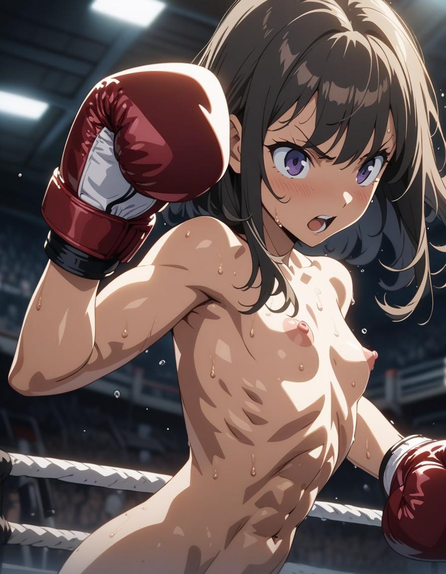 全裸ボクシング