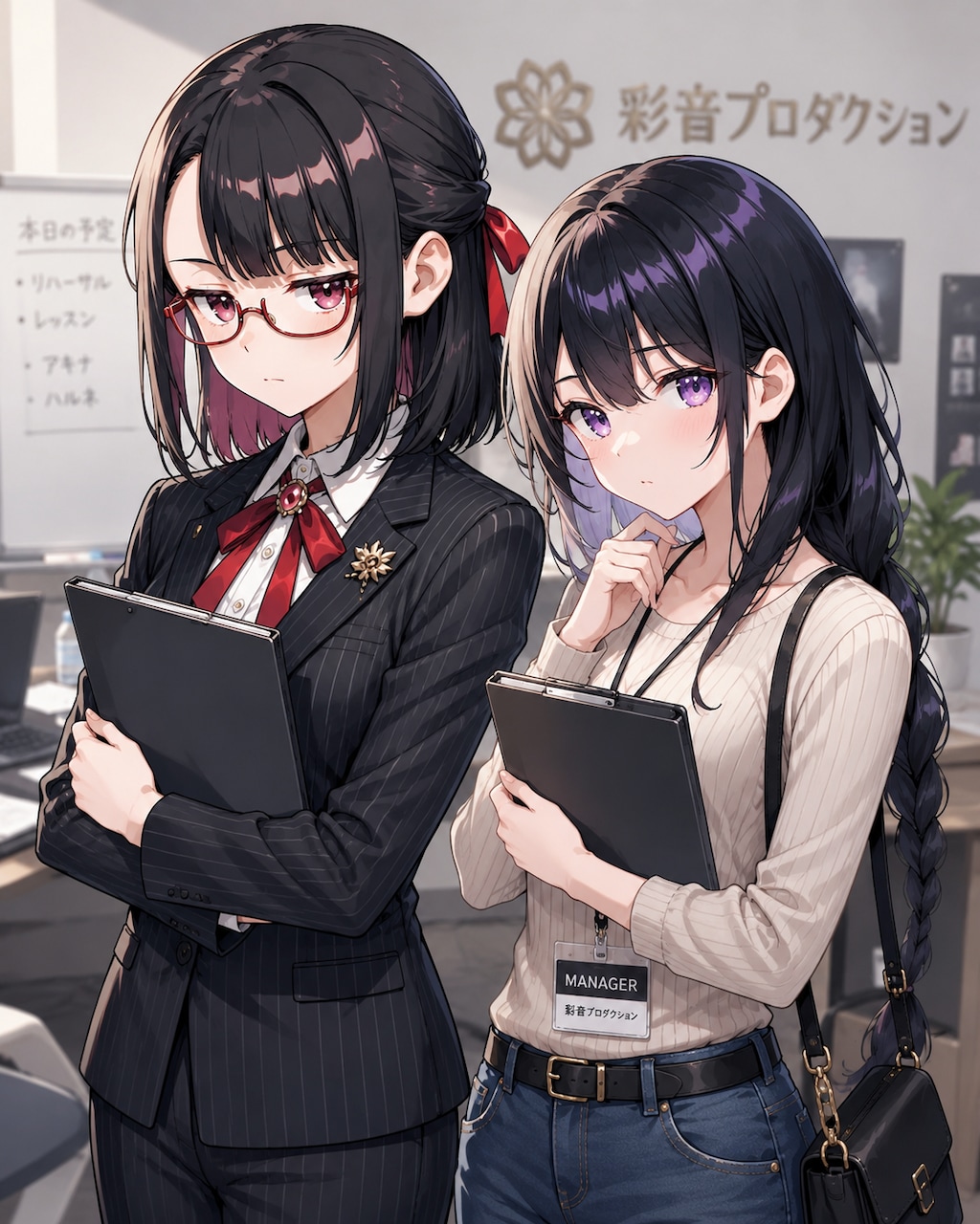 マネージャーな2人