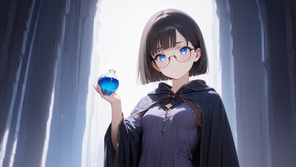 魔法瓶を持った魔女りかちゃん