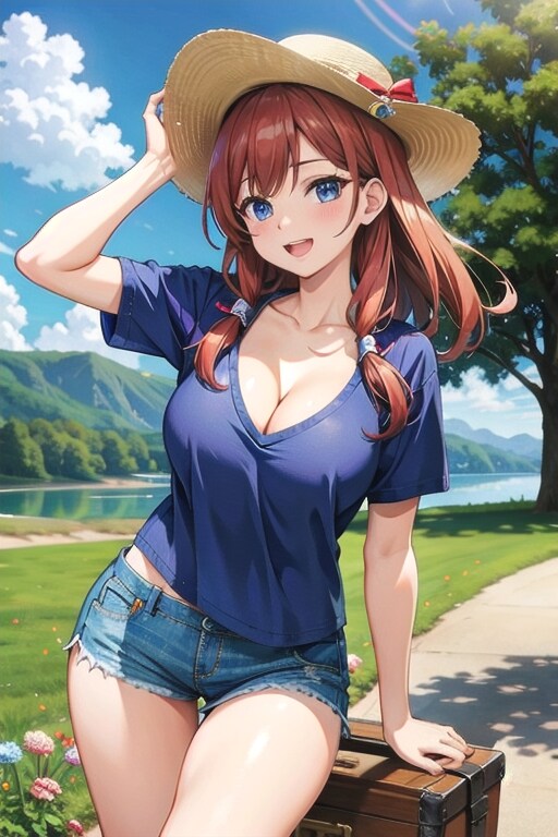 お兄さん❗乗せてくれない❓🚗👜