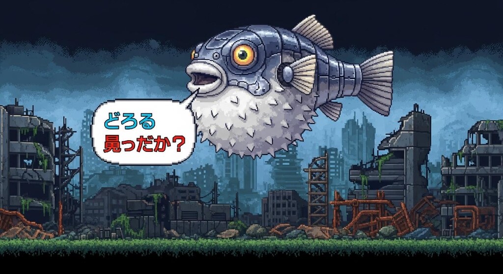 今日はダライアス風のいろんなのに喋らせてみた