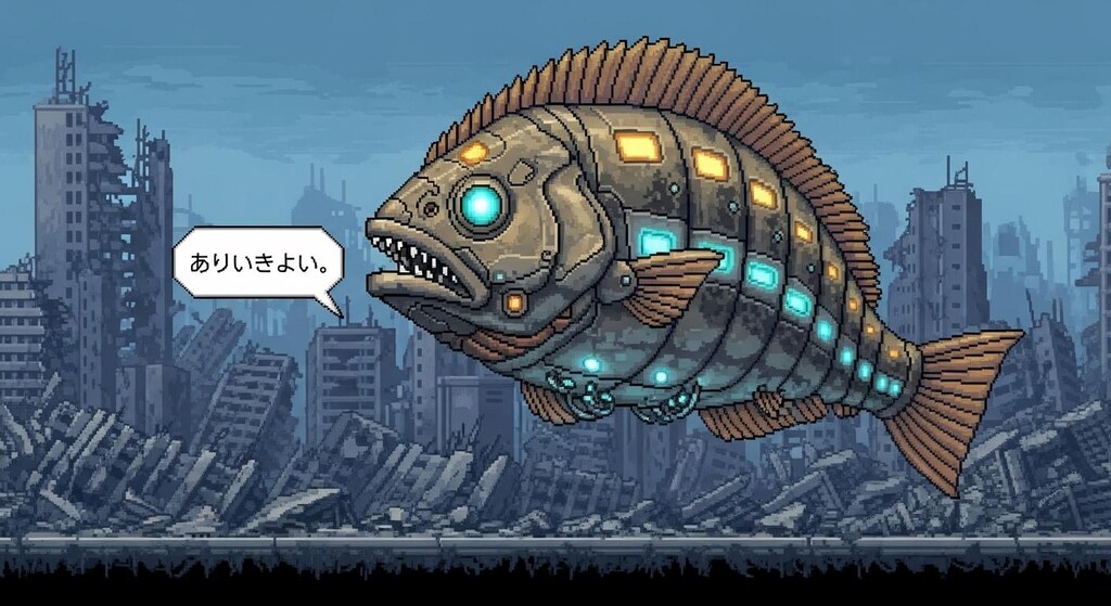 今日はダライアス風のいろんなのに喋らせてみた