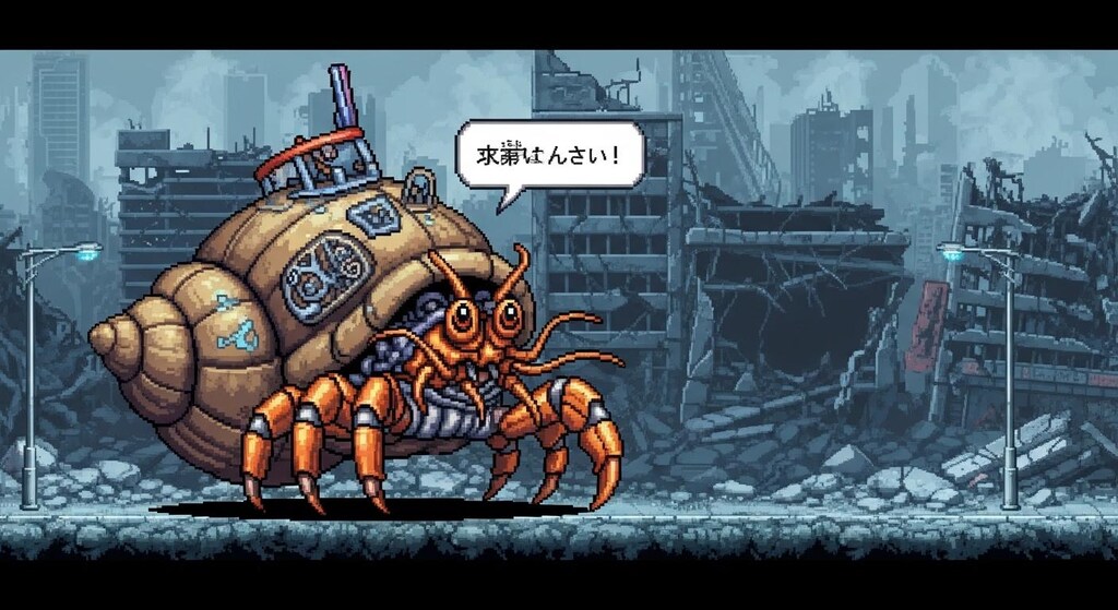 今日はダライアス風のいろんなのに喋らせてみた