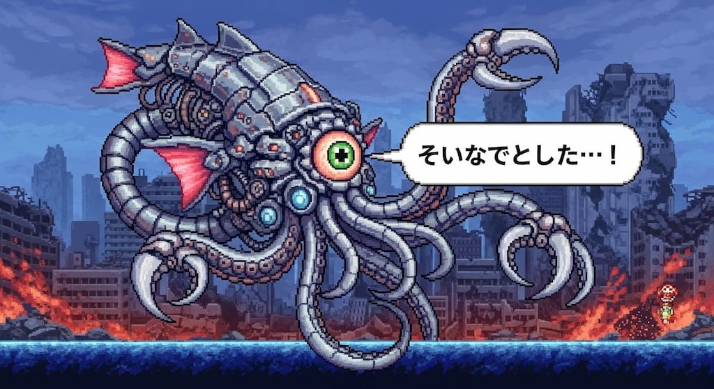 今日はダライアス風のいろんなのに喋らせてみた