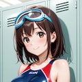 その３ 水泳部の見学 7枚目